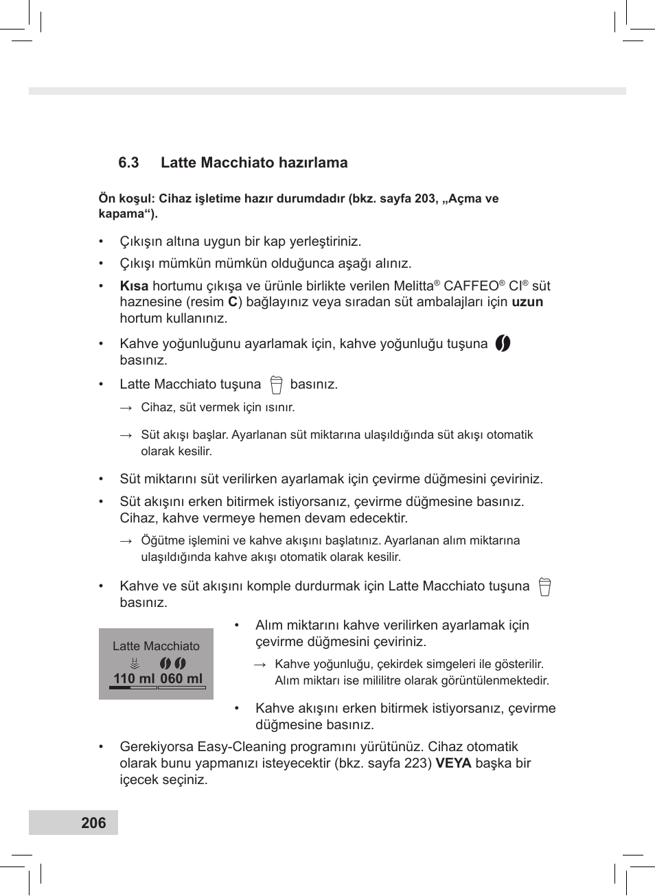 Melitta Caffeo CI User Manual | Page 208 / 240