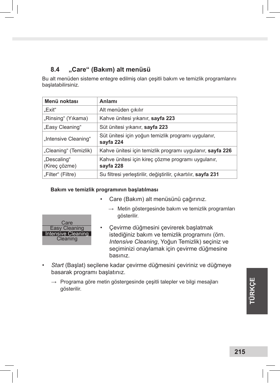 Melitta Caffeo CI User Manual | Page 217 / 240