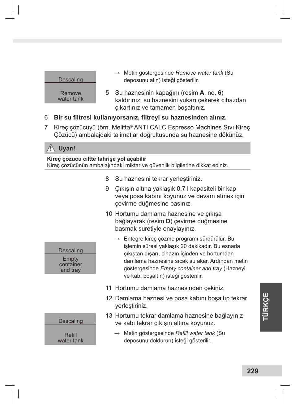 Melitta Caffeo CI User Manual | Page 231 / 240