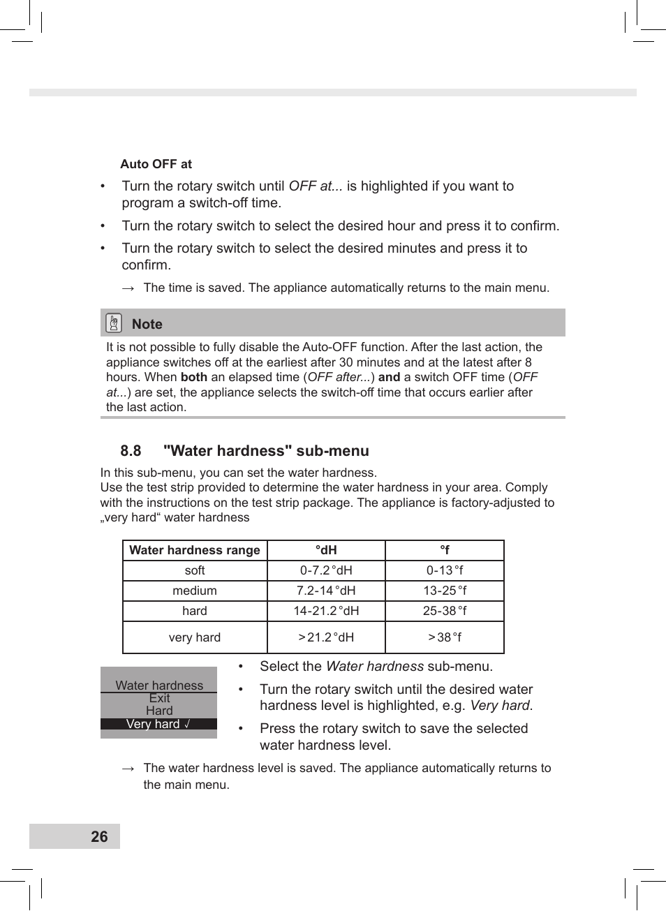 Melitta Caffeo CI User Manual | Page 28 / 240