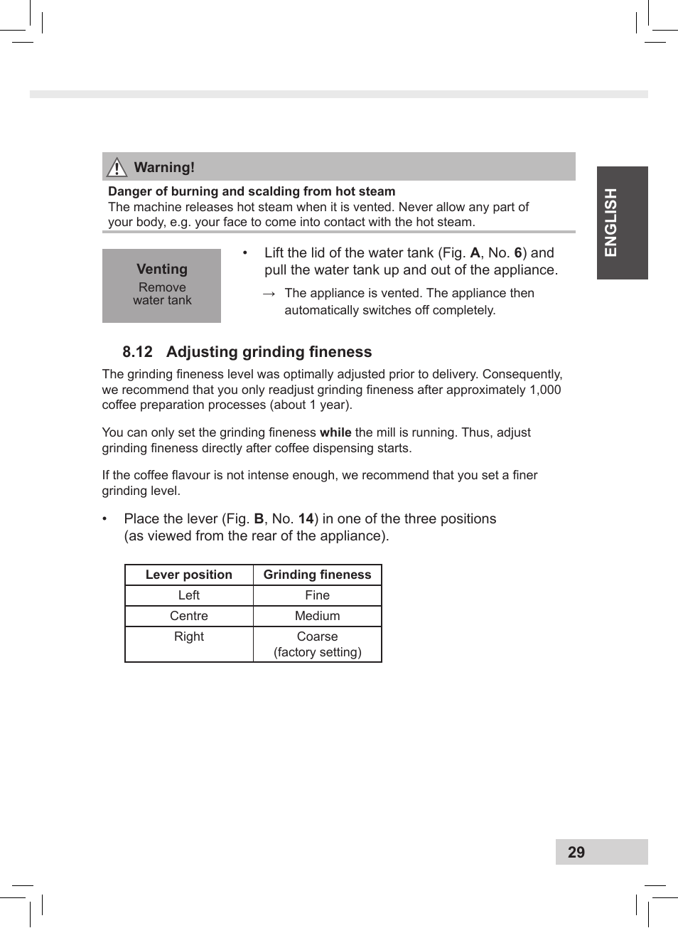 Melitta Caffeo CI User Manual | Page 31 / 240