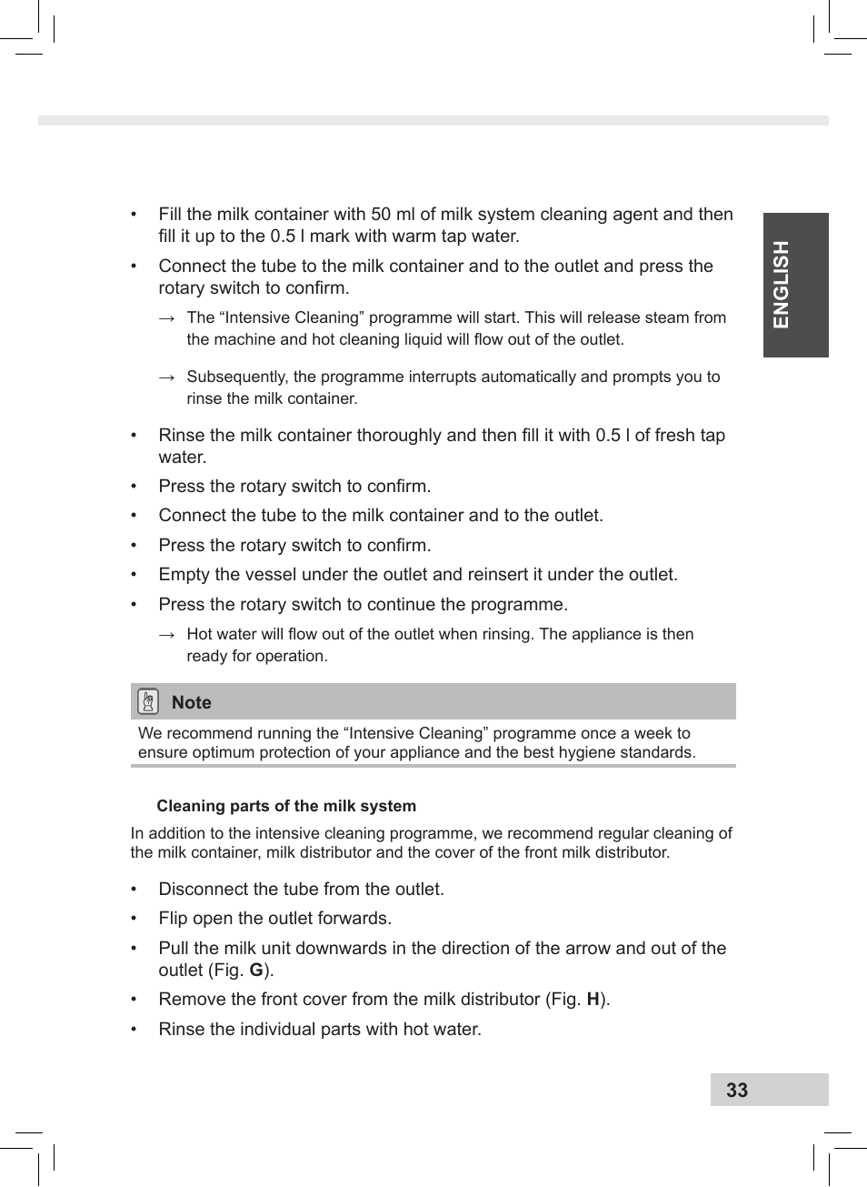 Melitta Caffeo CI User Manual | Page 35 / 240