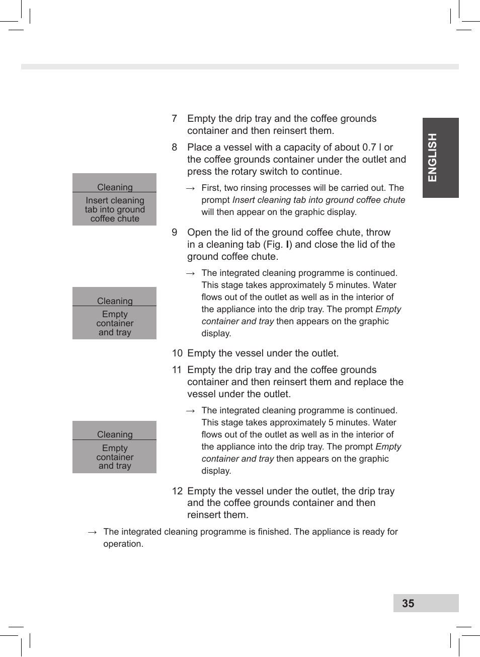 Melitta Caffeo CI User Manual | Page 37 / 240