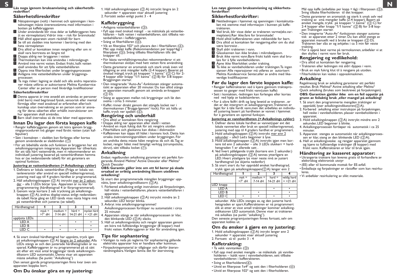 Melitta Optima Therm User Manual | Page 7 / 16