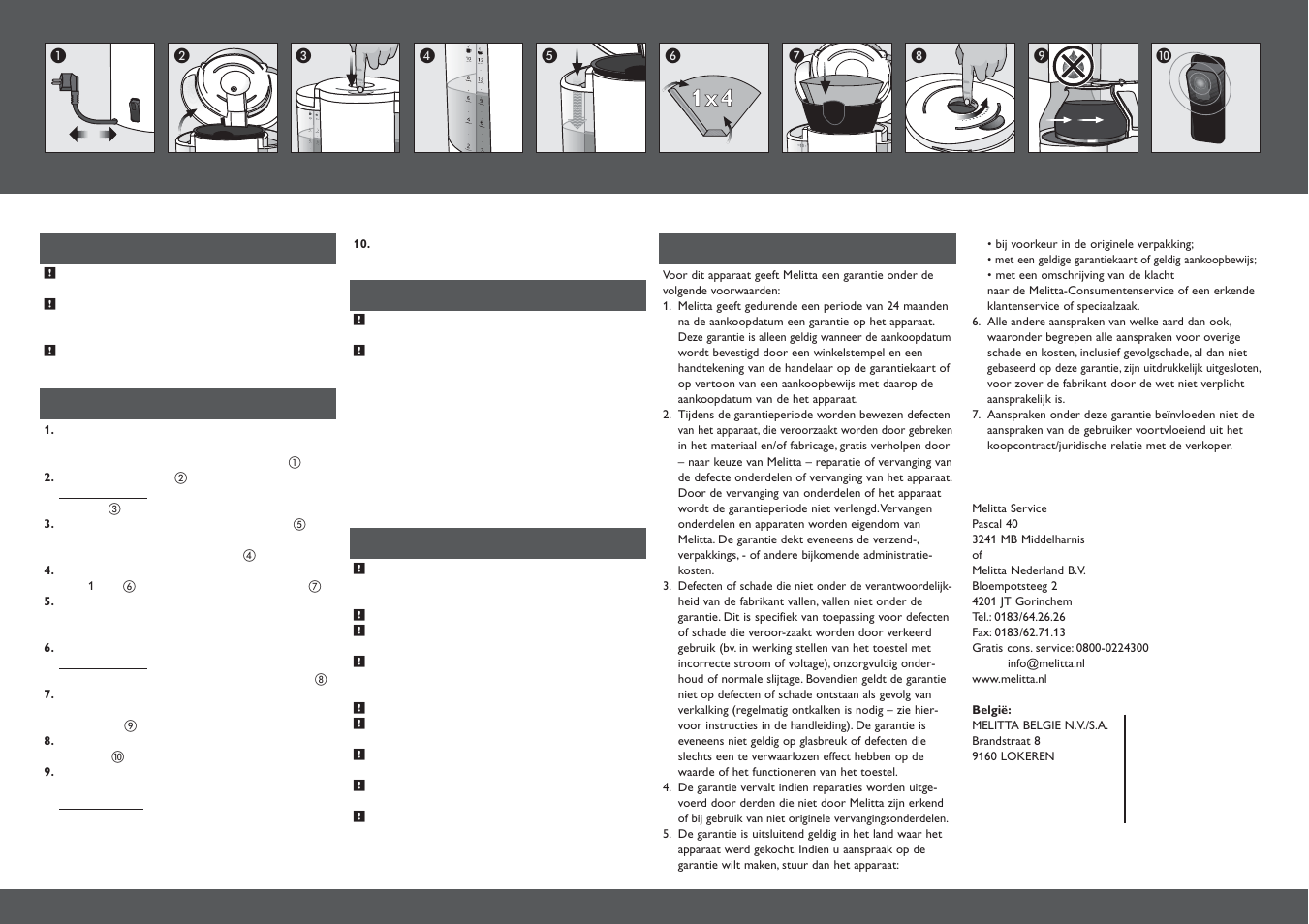 Gebruiksaanwijzing | Melitta Look User Manual | Page 6 / 18