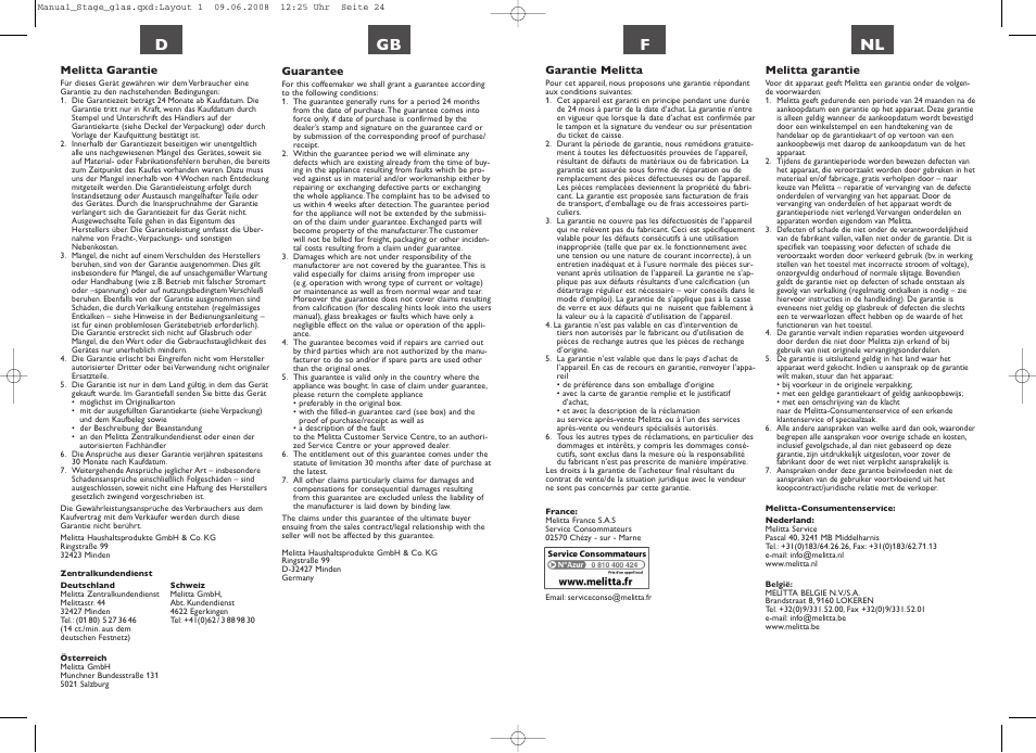Melitta Stage User Manual | Page 12 / 16