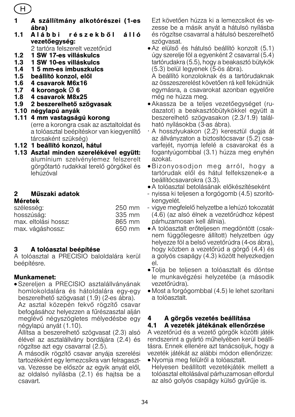 Festool CS 70 ST 650 User Manual | Page 34 / 38