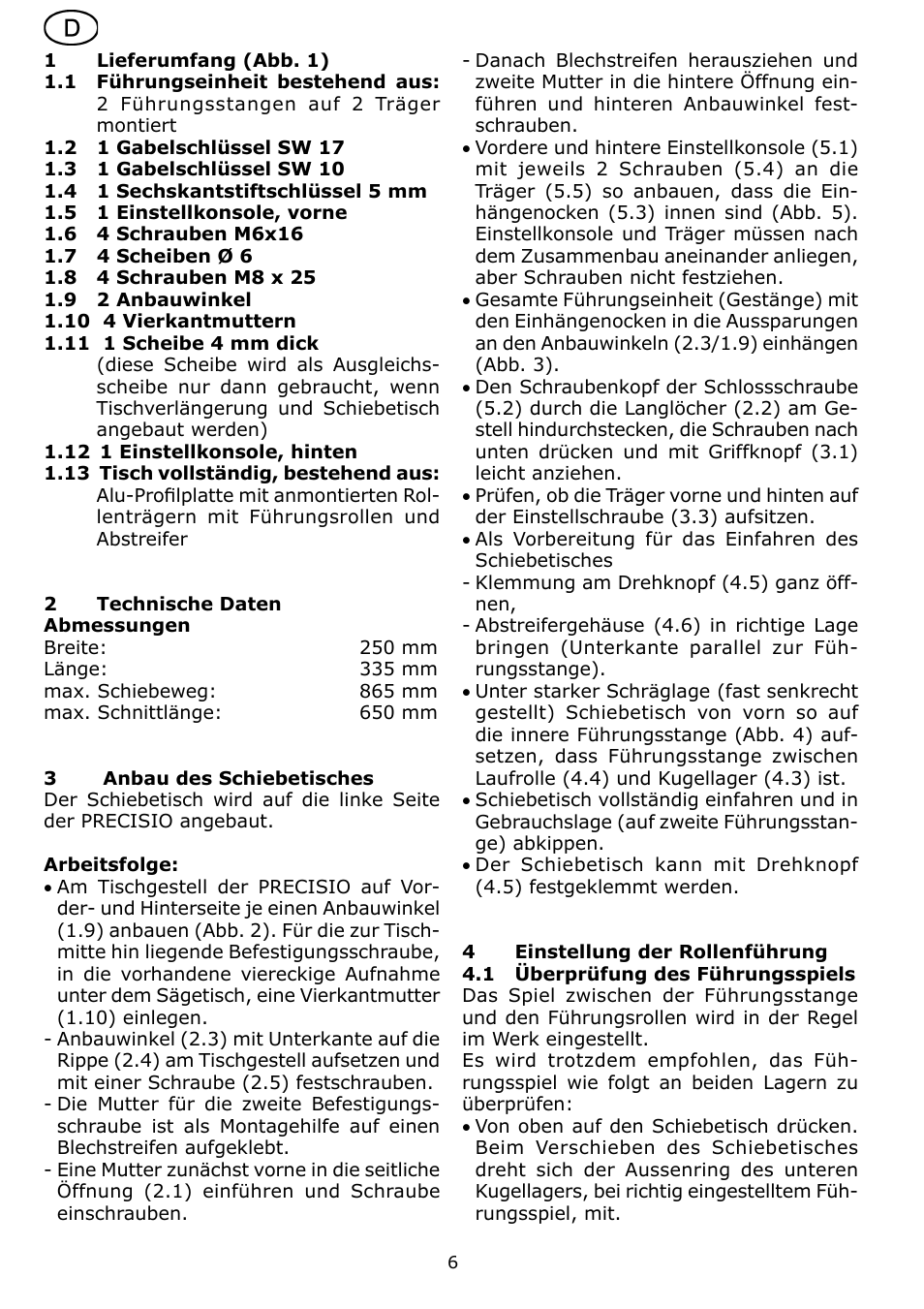 Festool CS 70 ST 650 User Manual | Page 6 / 38