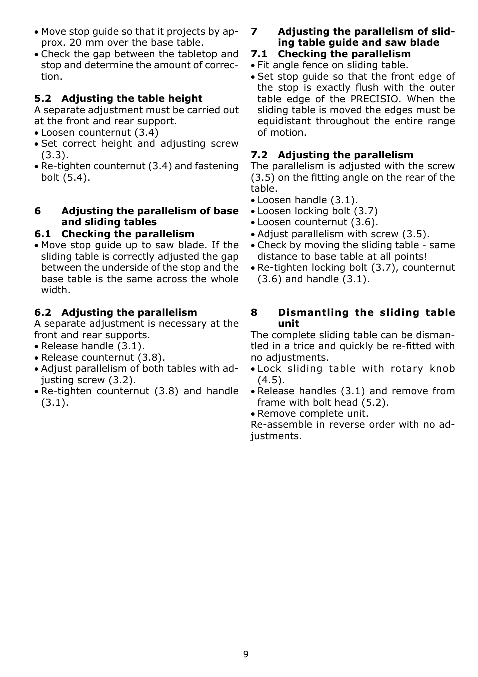 Festool CS 70 ST 650 User Manual | Page 9 / 38