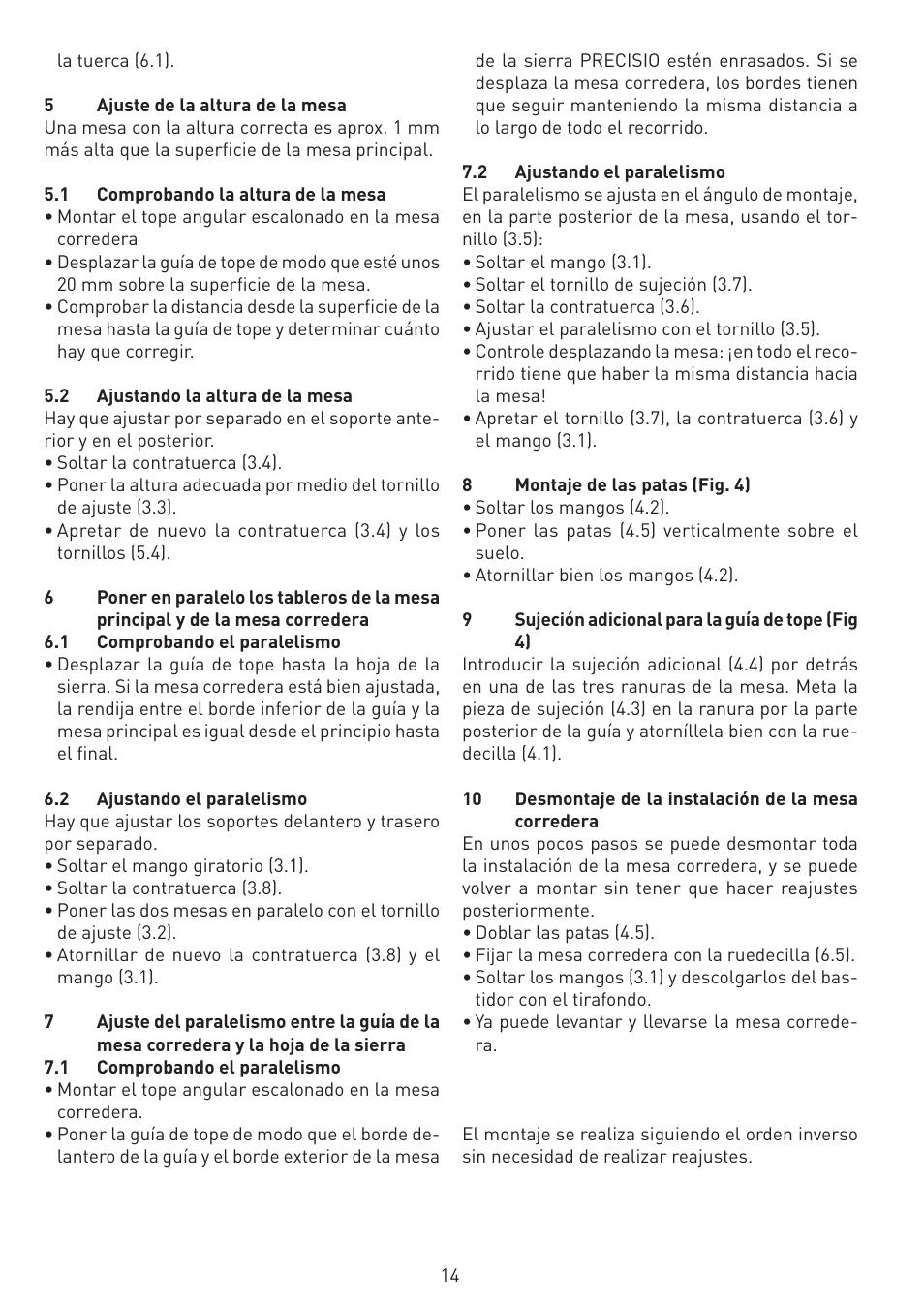 Festool CS 70 st accessories PRECISIO User Manual | Page 14 / 38
