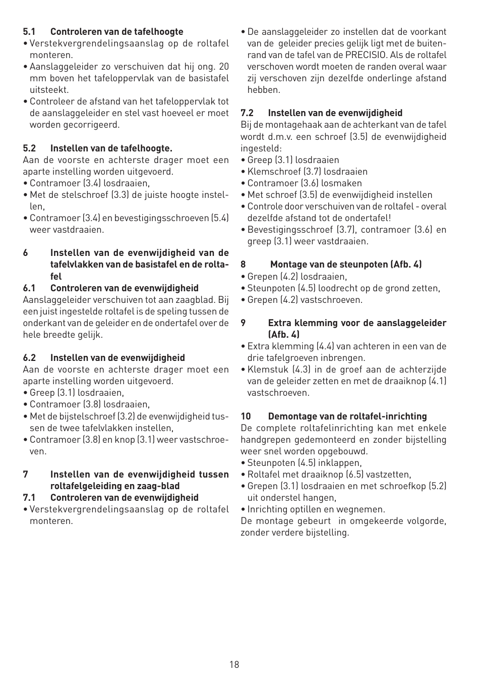 Festool CS 70 st accessories PRECISIO User Manual | Page 18 / 38