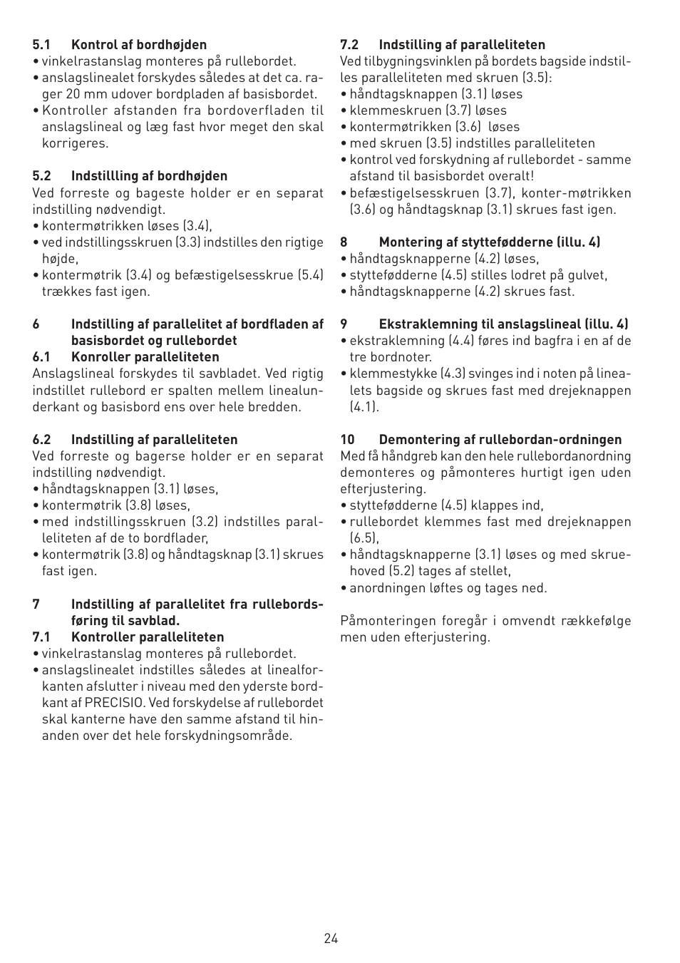 Festool CS 70 st accessories PRECISIO User Manual | Page 24 / 38