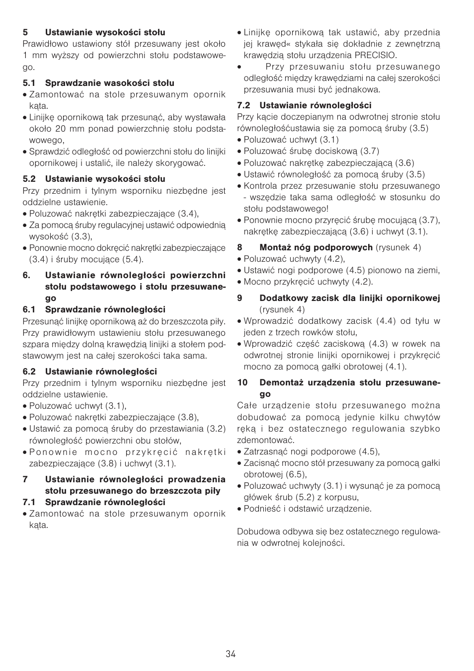 Festool CS 70 st accessories PRECISIO User Manual | Page 34 / 38