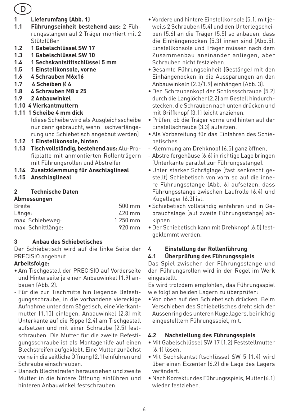 Festool CS 70 st accessories PRECISIO User Manual | Page 6 / 38