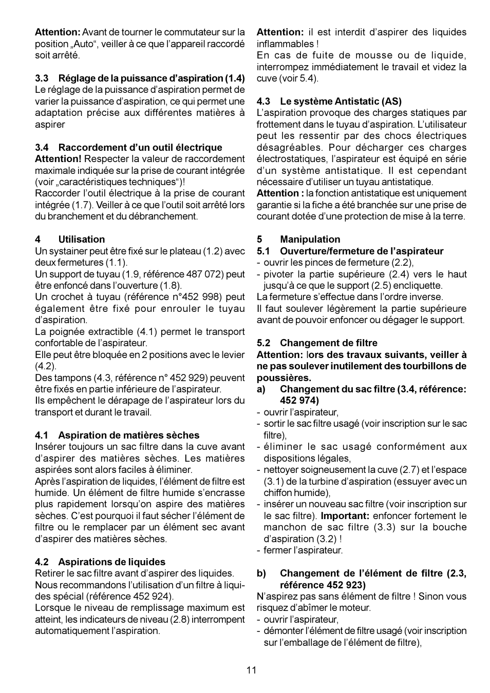 Festool CT 11 E User Manual | Page 11 / 54