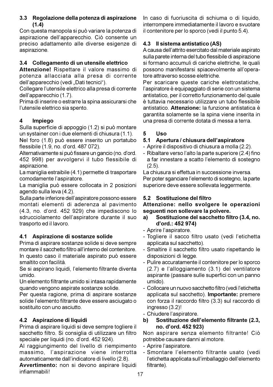 Festool CT 11 E User Manual | Page 17 / 54