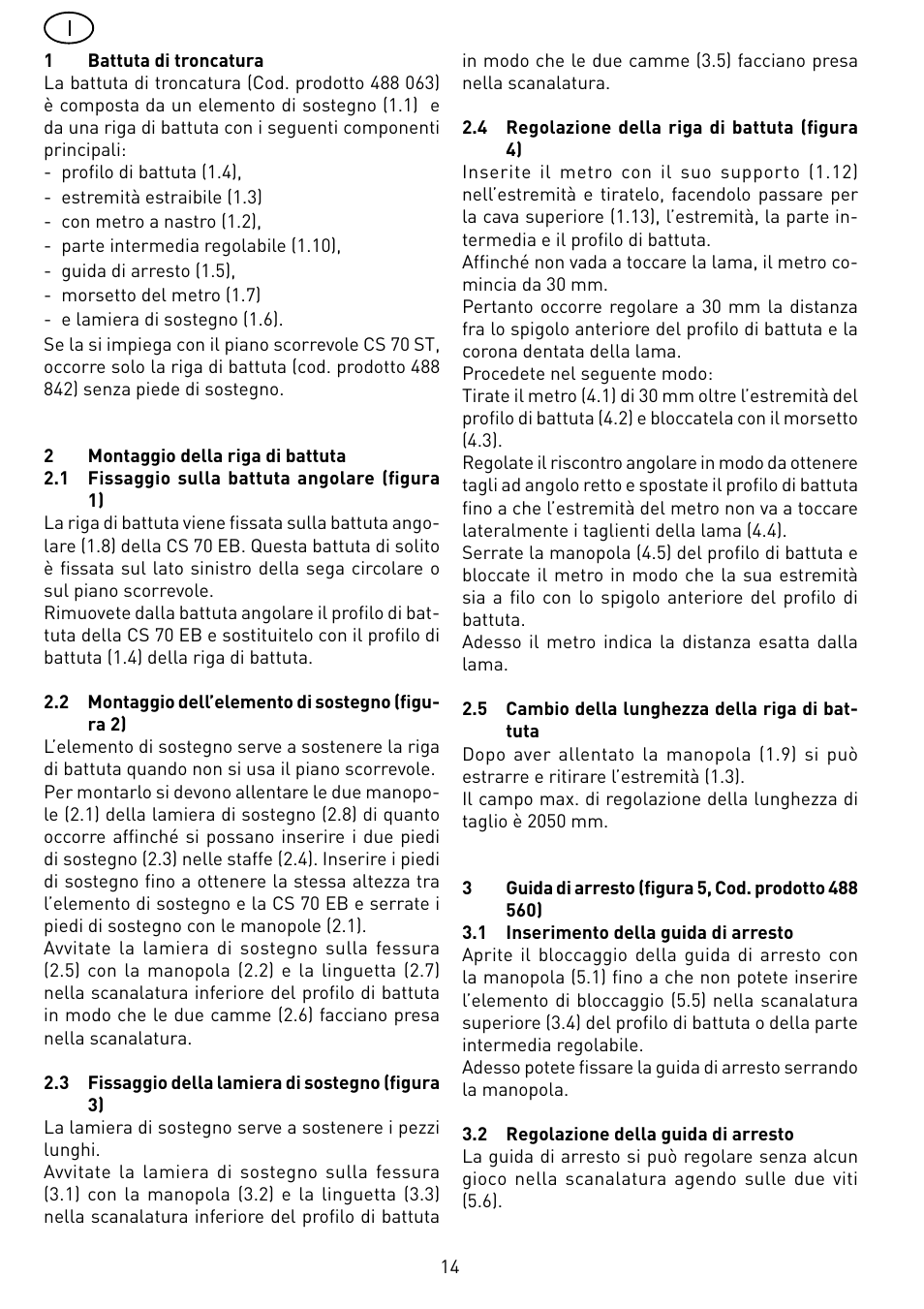 Festool CS 70 ka accessories PRECISIO User Manual | Page 14 / 38