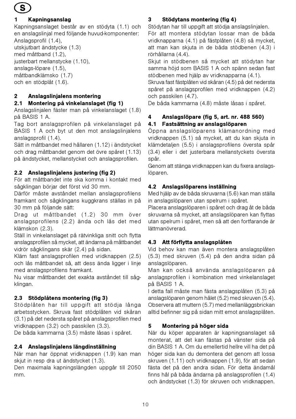 Festool Basis KA 100-200 User Manual | Page 10 / 22