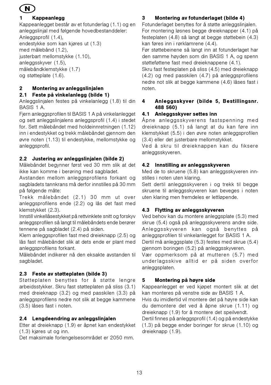 Festool Basis KA 100-200 User Manual | Page 13 / 22