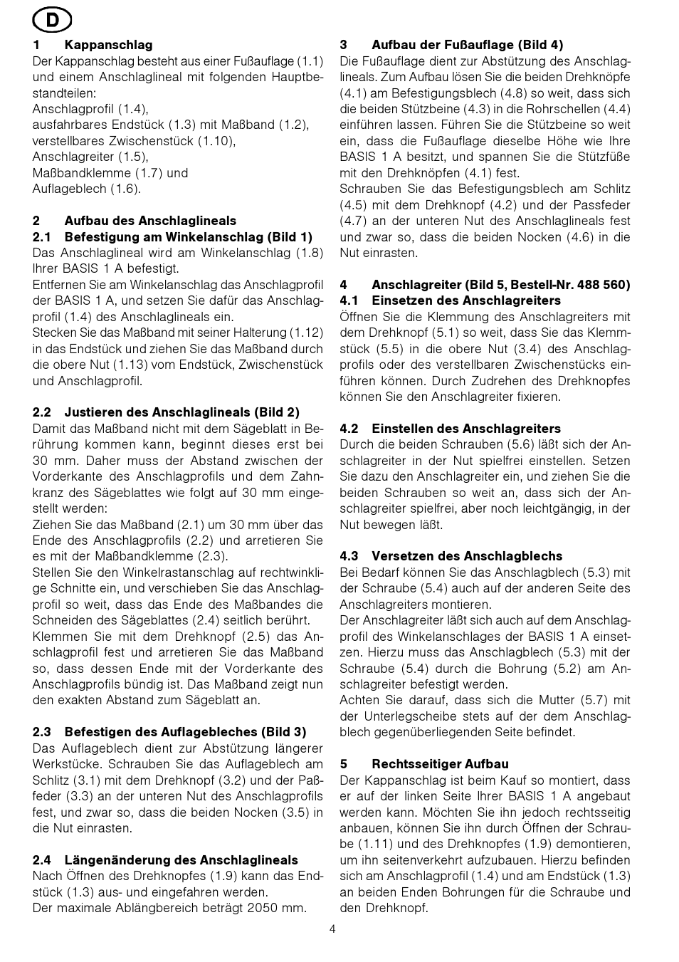 Festool Basis KA 100-200 User Manual | Page 4 / 22