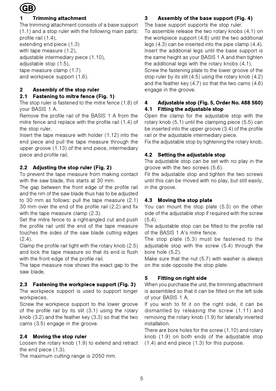 Festool Basis KA 100-200 User Manual | Page 5 / 22