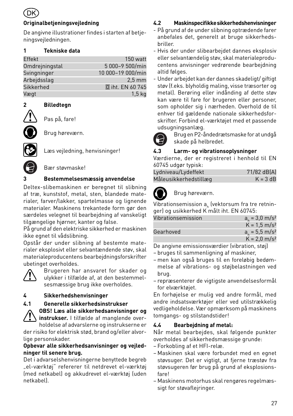 Festool DX 93 E User Manual | Page 27 / 41