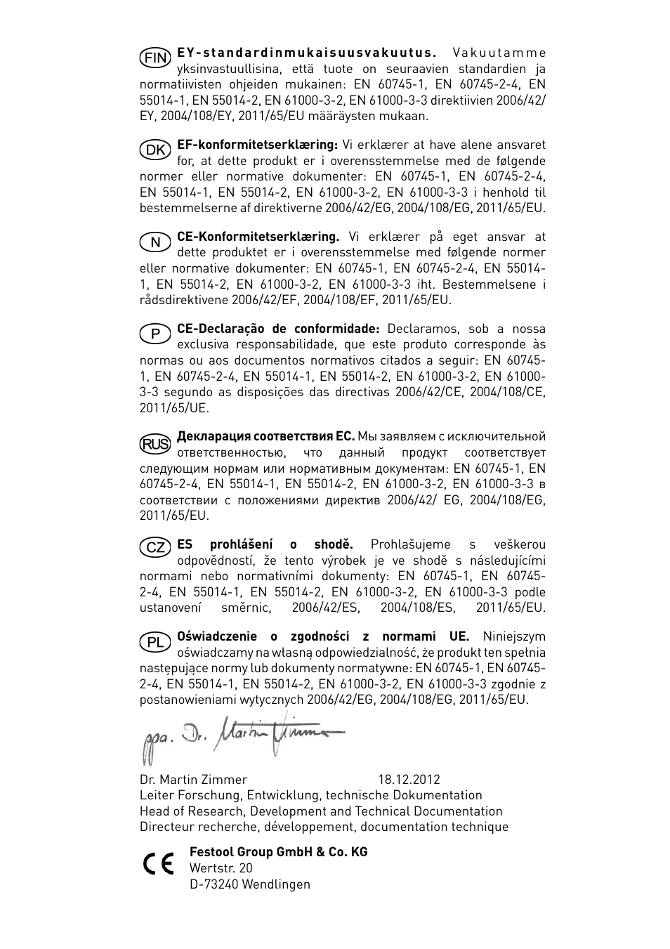 Festool DX 93 E User Manual | Page 3 / 41