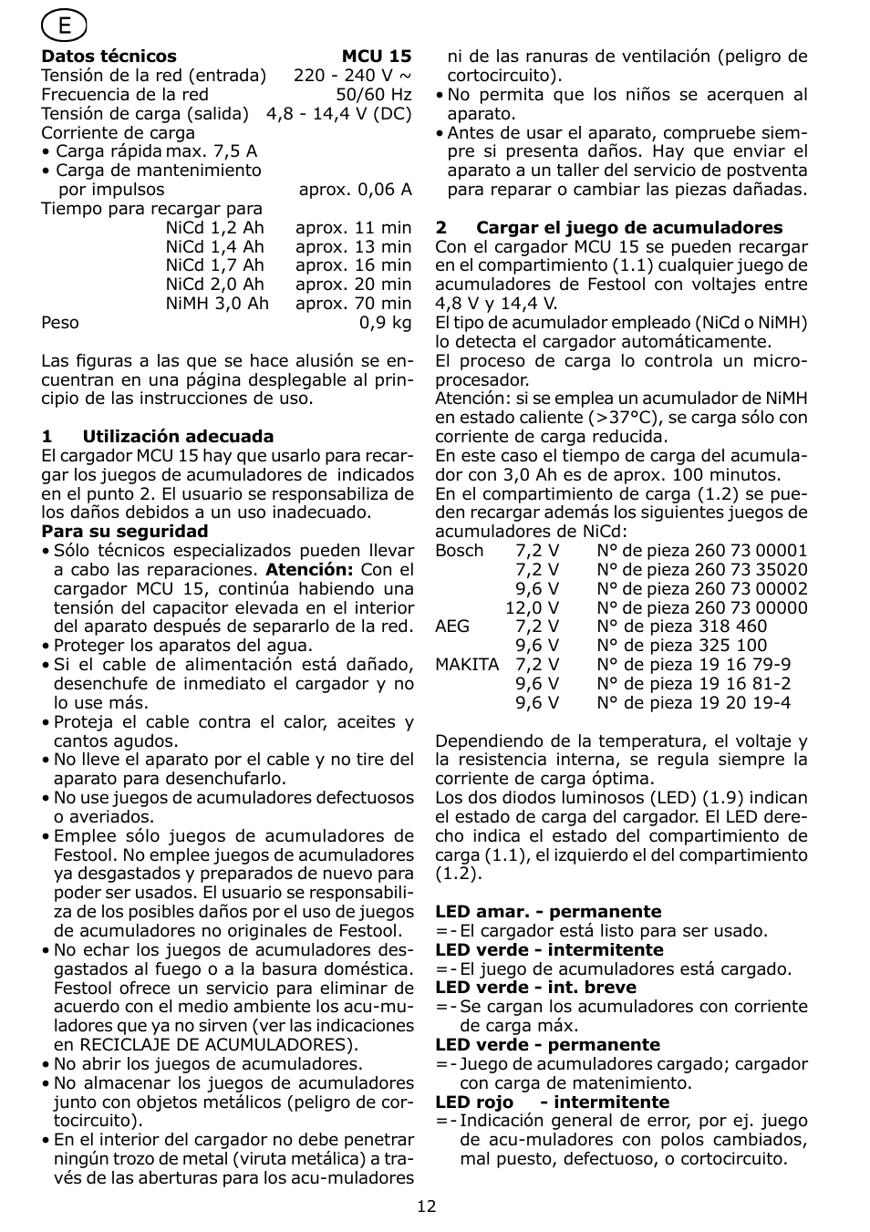 Festool MCU 15 User Manual | Page 12 / 38