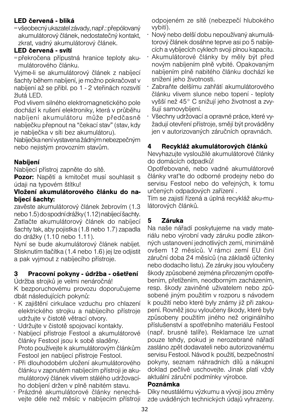 Festool MCU 15 User Manual | Page 32 / 38