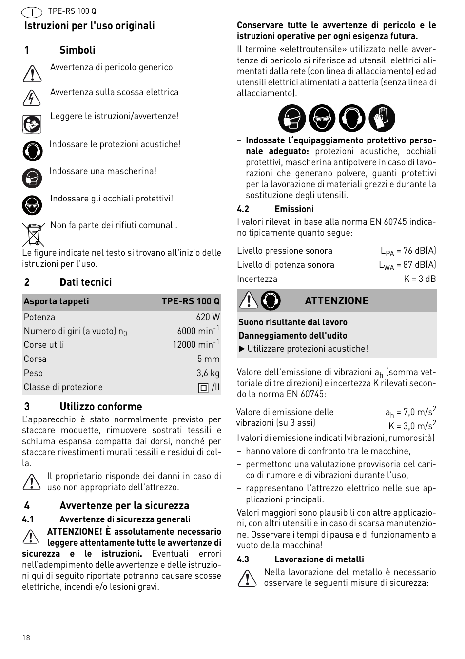 Festool TPE-RS 100 Q User Manual | Page 18 / 47