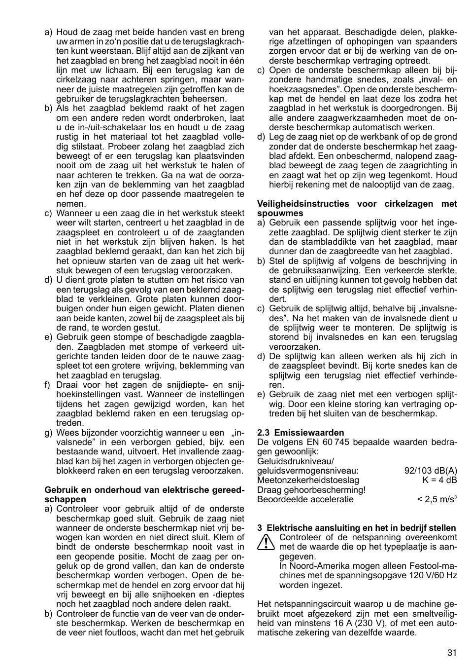 Festool AP 85 User Manual | Page 31 / 78