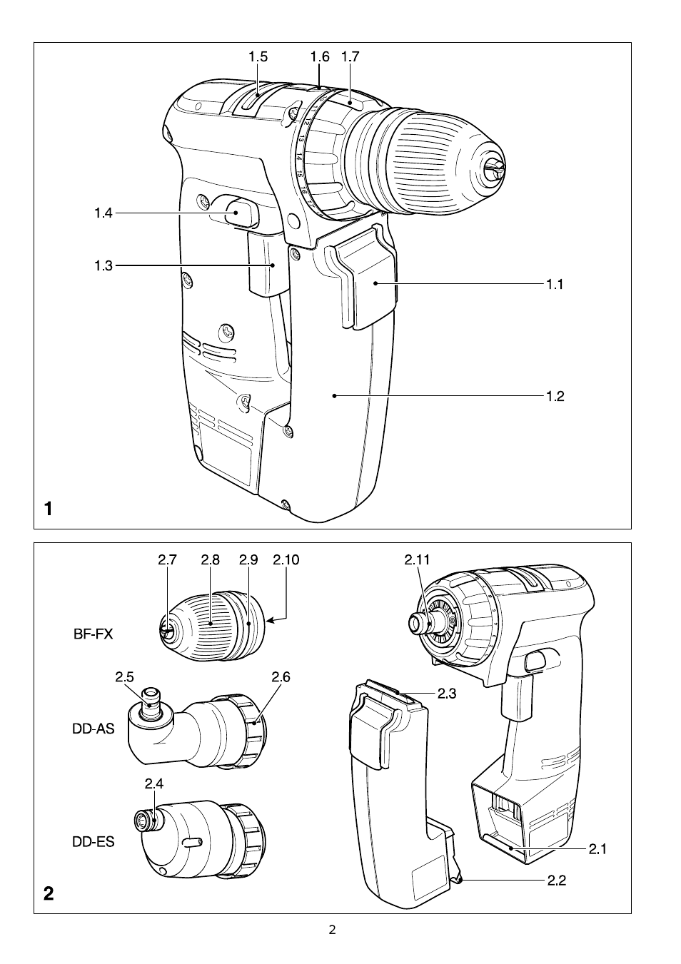 Festool CDD 12 fx User Manual | Page 2 / 18