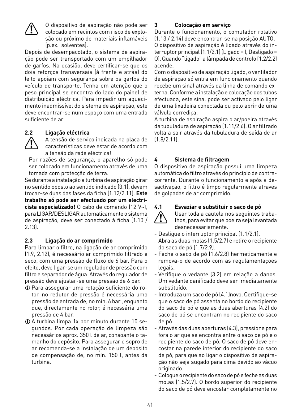 Festool TURBO 7501 User Manual | Page 41 / 54