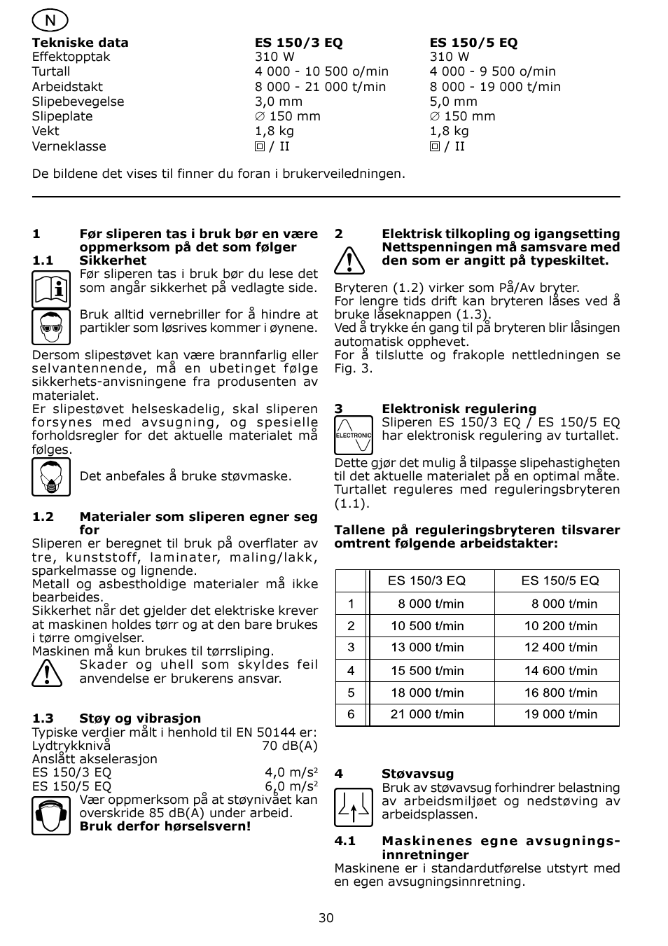 Festool ES 150-5 EQ User Manual | Page 30 / 50