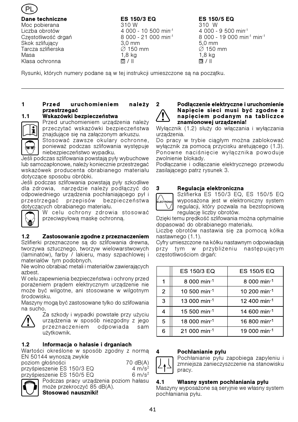 Festool ES 150-5 EQ User Manual | Page 41 / 50