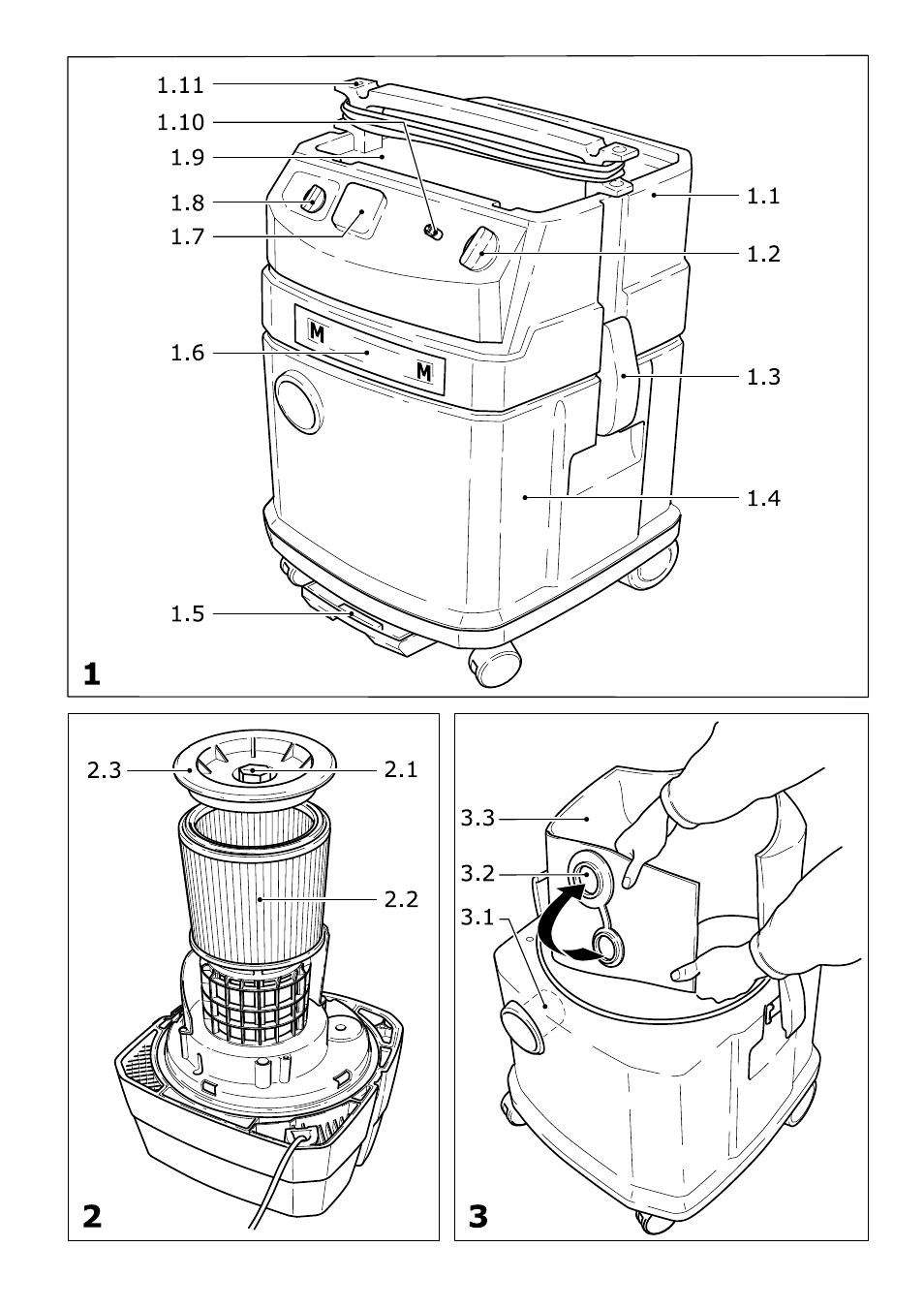 Festool SRM 212 LE-AS User Manual | Page 3 / 54