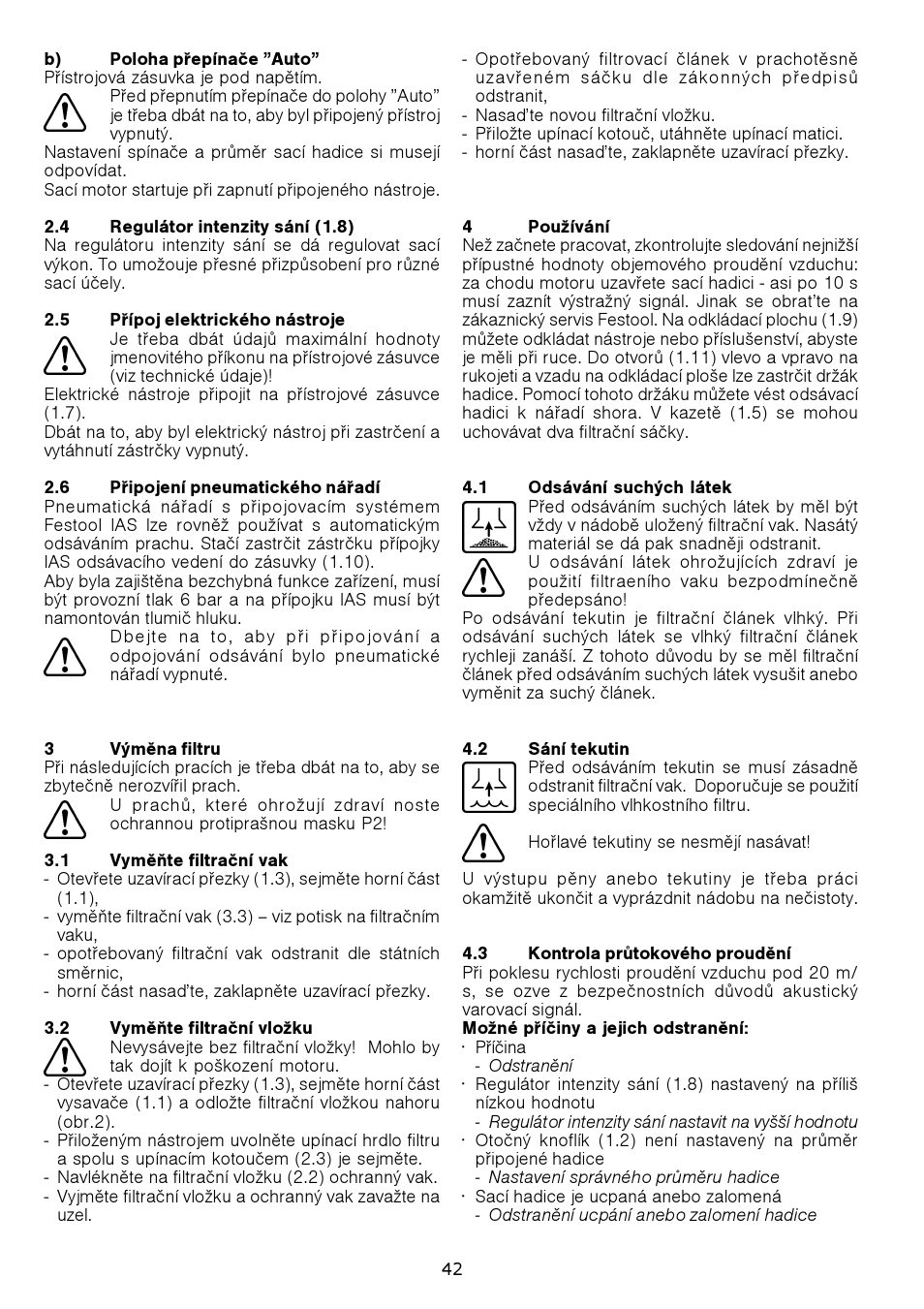 Festool SRM 212 LE-AS User Manual | Page 42 / 54