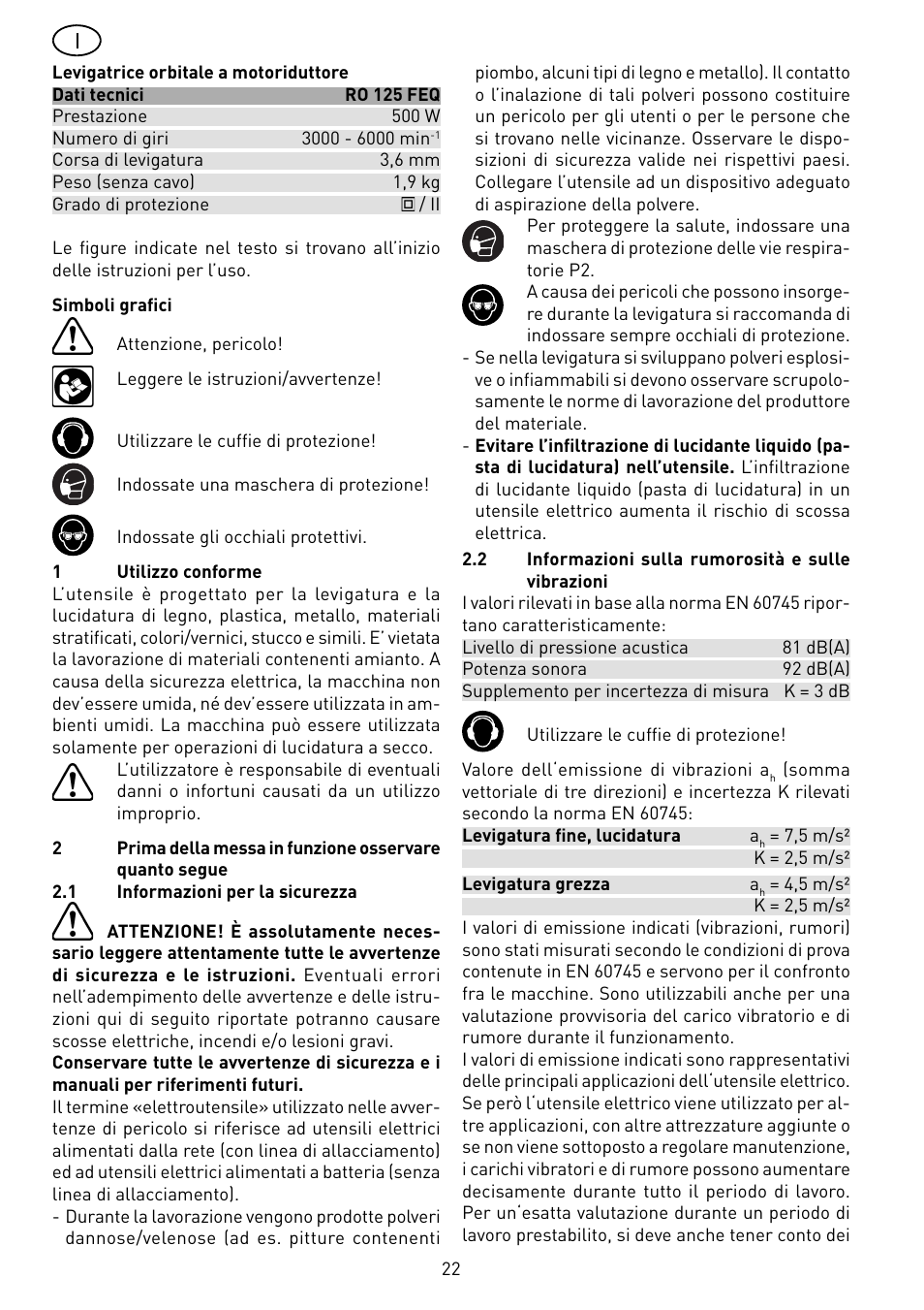 Festool RO 125 DX FEQ User Manual | Page 22 / 62