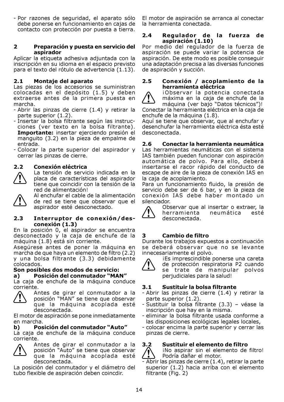 Festool SRM 312 LE-AS User Manual | Page 14 / 54