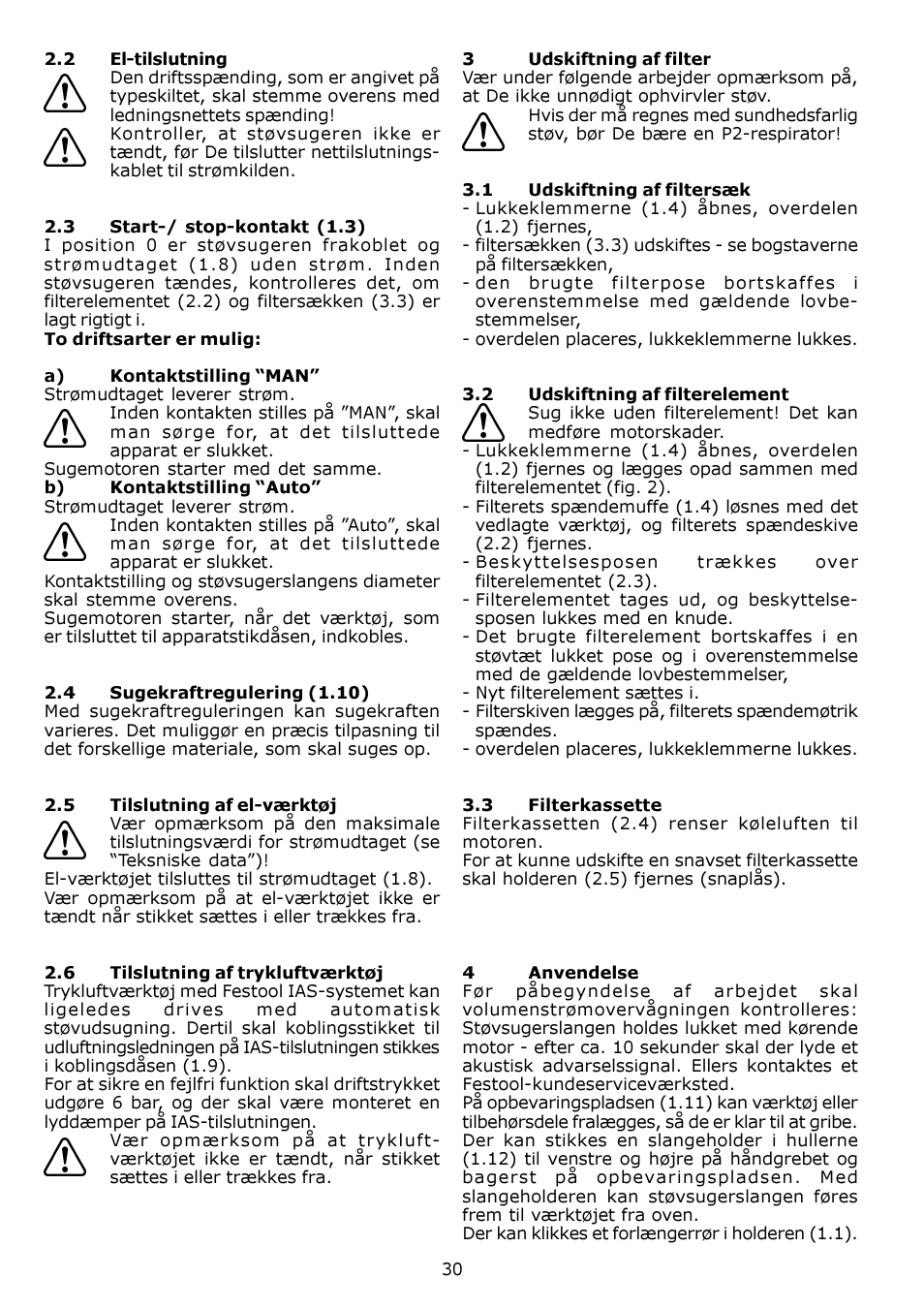 Festool SRM 312 LE-AS User Manual | Page 30 / 54