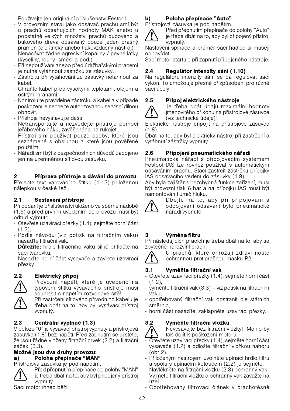 Festool SRM 312 LE-AS User Manual | Page 42 / 54