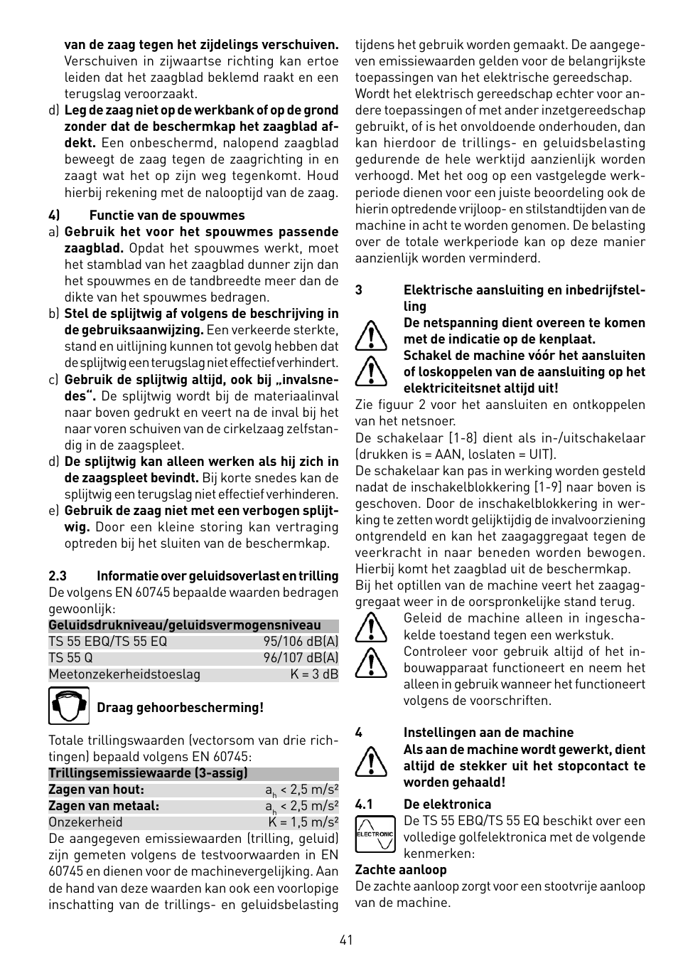 Festool TS 55 EBQ User Manual | Page 41 / 94