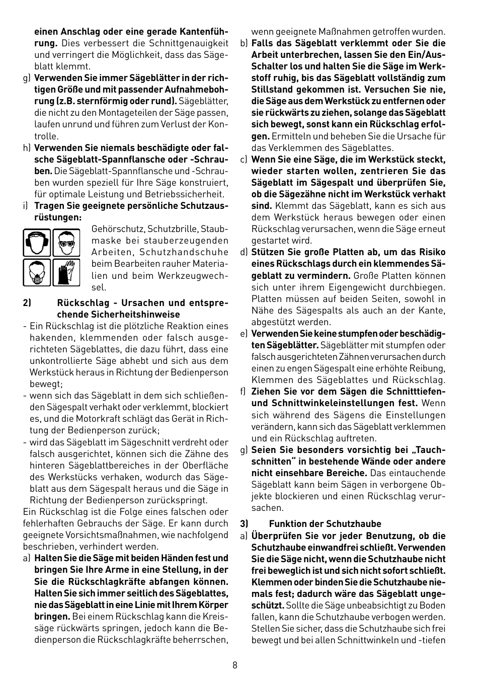 Festool TS 55 EBQ User Manual | Page 8 / 94
