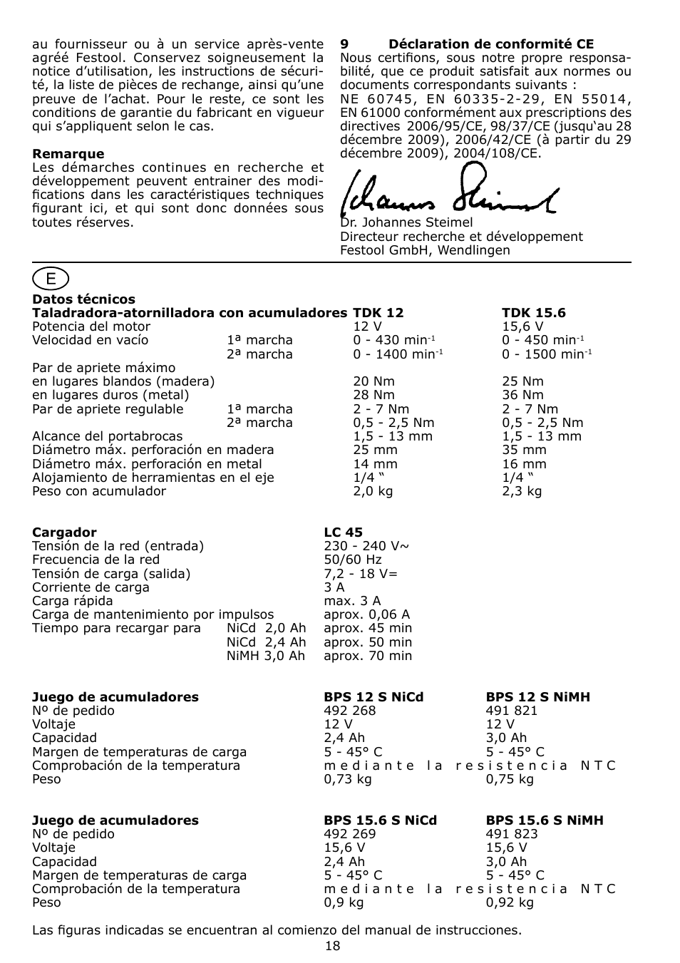 Festool TDK 15 User Manual | Page 18 / 62