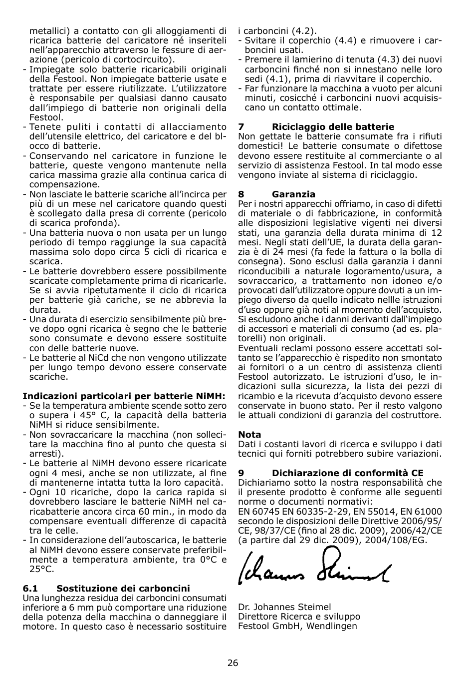 Festool TDK 15 User Manual | Page 26 / 62