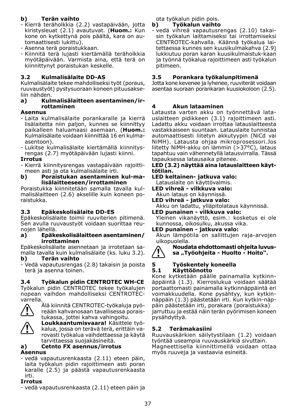 Festool TDK 15 User Manual | Page 37 / 62