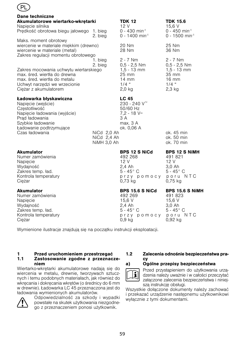 Festool TDK 15 User Manual | Page 59 / 62