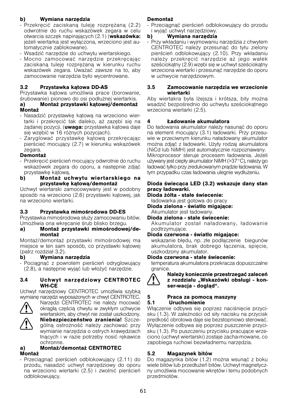 Festool TDK 15 User Manual | Page 61 / 62
