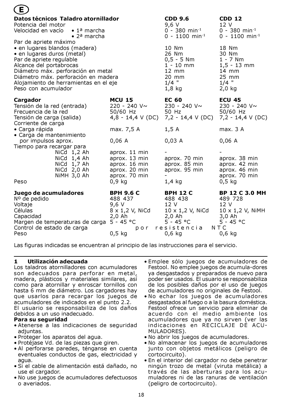 Festool CDD 12 User Manual | Page 18 / 78