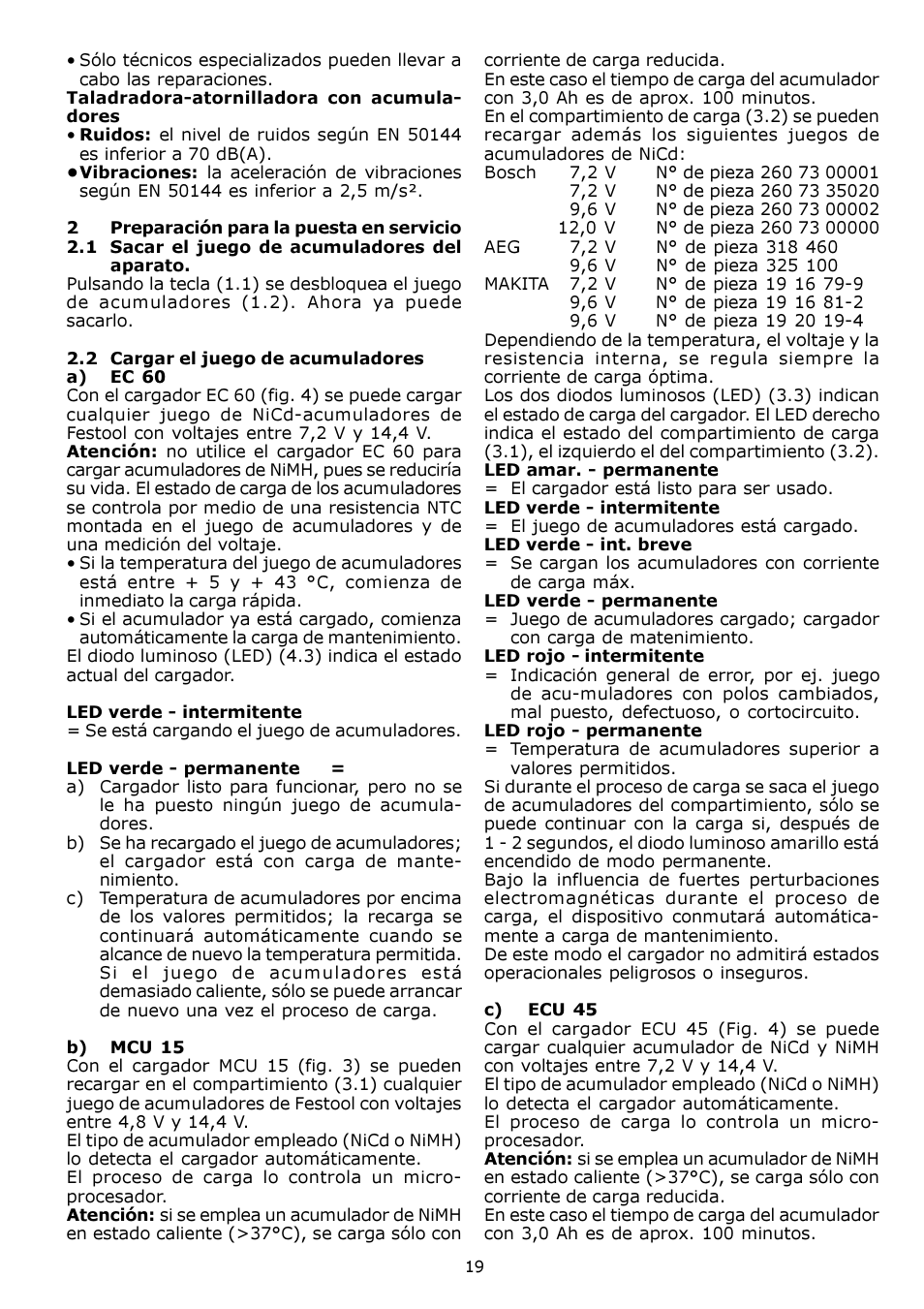 Festool CDD 12 User Manual | Page 19 / 78